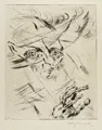 Walter Gramatté "Die große Angst". 1918.
