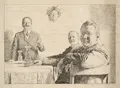 Otto Greiner "Die Deutschen in Rom". 1913.