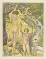 Людвиг фон Хофман «Reife Früchte» / «Springende Mädchen» / Обнажённые у воды. 1916 / около 1905 / 1922.