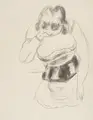 Пауль Клейншмидт "Отдыхающая танцовщица". 1939.
