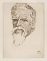 Макс Клингер «Автопортрет» / «Integer Vitae». 1918 / 1885.