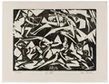Hubert Rüther "Die Jagd". 1919.
