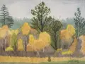 Fritz Tröger, На опушке леса. 1942.