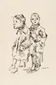 Christoph Voll, Zwei Kinder. 1922.