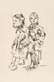 Кристоф Фолль, Двое детей. 1922.