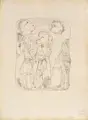 Gerhard Altenbourg «Frau Libelle, Bruder Ufergeruch und Hündisches». 1971.