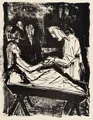 Otto Dix „Dcera Jairova“ / „Uzdravení mnoha nemocných“ / „Proměnění Ježíše“. Kolem 1960.