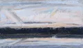 Ulrich Eisenfeld "Poranek nad jeziorem" (Schlachtensee, Berlin). 1987.