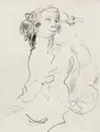 Ernst Hassebrauk, Studie zu "Höfische Dame". Um 1960.