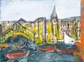 Ernst Hassebrauk, Wenecja – Canal Grande z mostem Rialto. Prawdopodobnie lata 1960.
