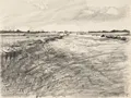 Ernst Hassebrauk "Labe u Radebeulu ve večerní náladě". 1966.