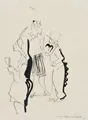 Josef Hegenbarth „Postacie karnawałowe (Karnawał dziecięcy)”. 1953.