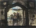 Andreas Küchler "Haus, geklebt". Waarschijnlijk jaren 1990.