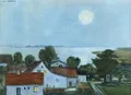 Ernst Alfred Mühler "Kloster (Hidd[ensee])". 1957.