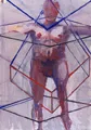Claus Weidensdorfer, Nu masculin debout / quatre gravures. 1984–1990.