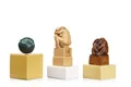 Horst Hille, Three erotic sculptures and five other small sculptures. 1990–2010.