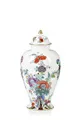 Deckelvase "Alte indische Blumenmalerei". Meissen. Späte 1930er Jahre.