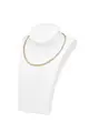 Opulent yellow gold diamond rivière necklace.