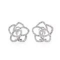 Diamond flower stud earrings. Sonia B. Designs, New York.