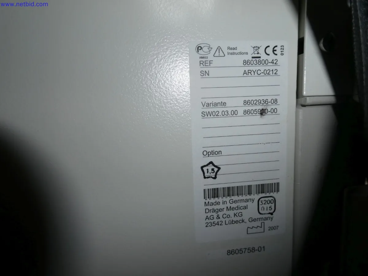 Narkosegerät Dräger Medical AG & Co. KGaA Primus