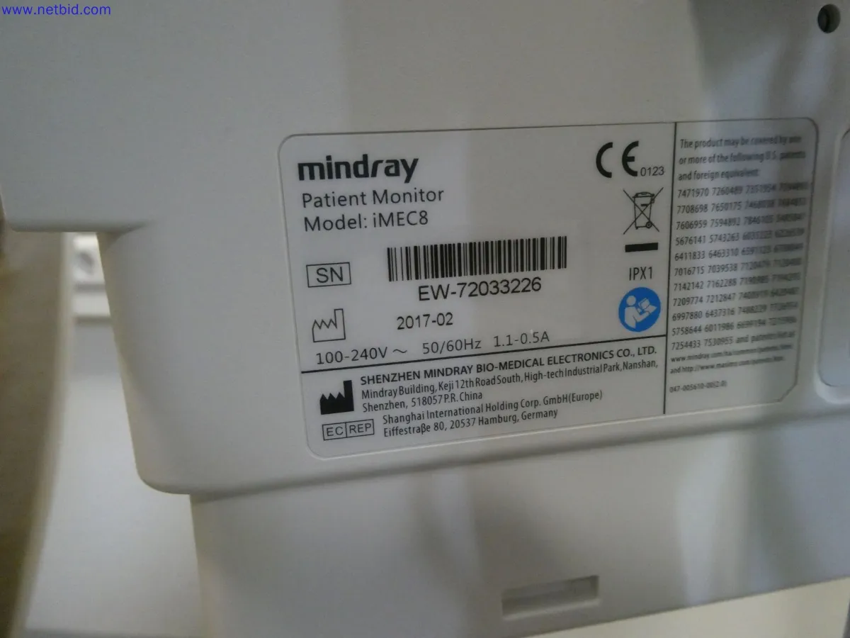 Surveillance patient, moniteur compact Mindray Medical Germany GmbH iMEC 8