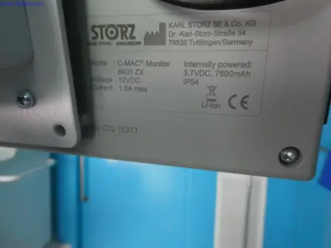 Эндоскоп, ларингоскоп (видео), монитор Karl Storz GmbH & Co. KG C-MAC - 8403 ZX