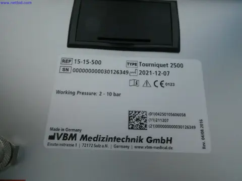 Blutleeregerät (mechanisch) VBM Medizintechnik GmbH Tourniquet 2500