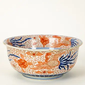 Große Kumme, Ming Chenghua-Marke, Japan, späte Edo-Zeit.