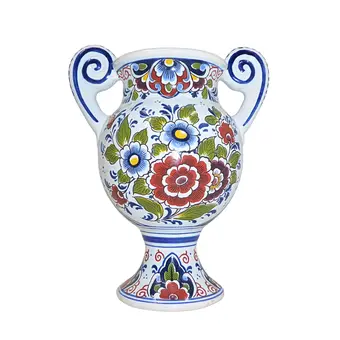 HENKELVAAS, DELFT, POLYCHROOM FLORAAL SCHILDERWERK, MODEL 390.