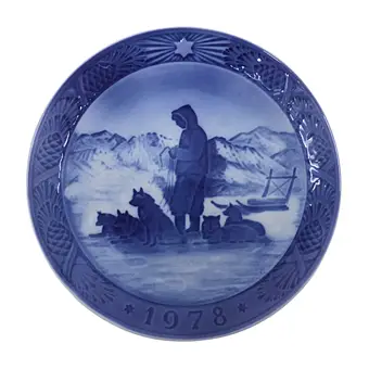 Royal Copenhagen Kerstbord 1978