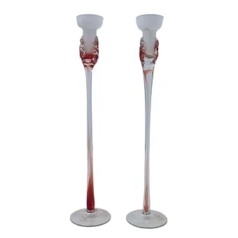 MURANO GLAS-KERZENSTÄNDER (2ER-SET).