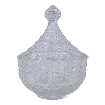 Boîte à couvercle en cristal
