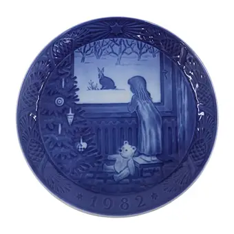 Vánoční talíř Royal Copenhagen 1982