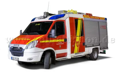 1 Véhicule d'incendie moyen (Magirus / Iveco 70 C 15 EEV)