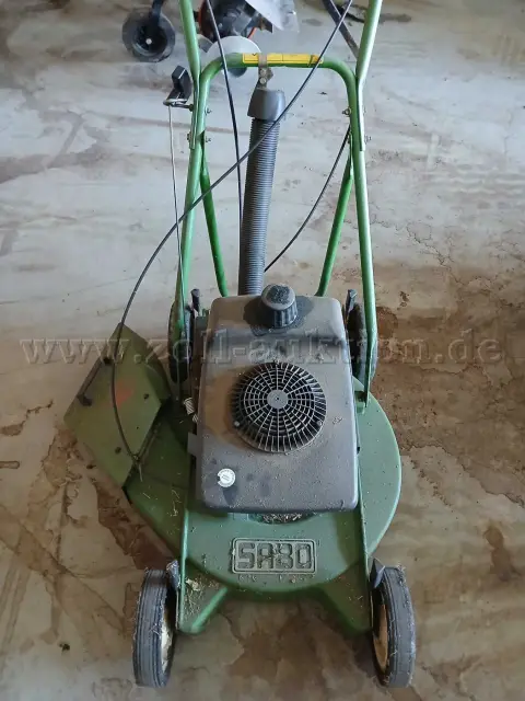 1 used lawn mower by SABO-Maschinenfabrik GmbH model 52-152m.A