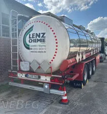 Tříosý chemický cisternový návěs 32 000 l Geusens-LAG GSA 24