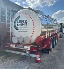 Tříosý chemický cisternový návěs 32 000 l Geusens-LAG GSA 24