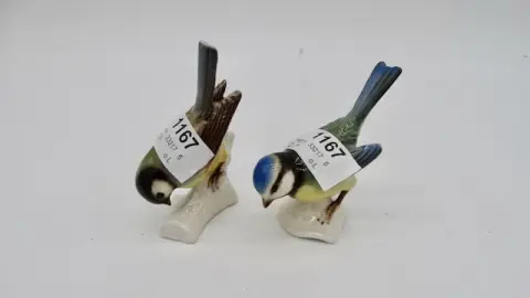 2 figurki ptaków Goebel