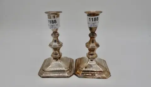 1 pair of candlesticks