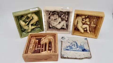 4 stove tiles