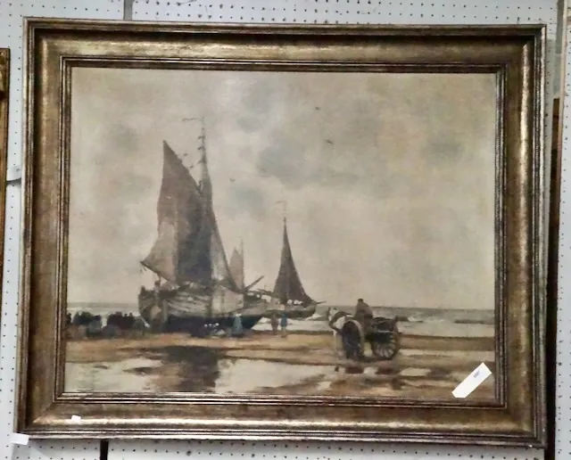 1 framed print "Sailing ships"