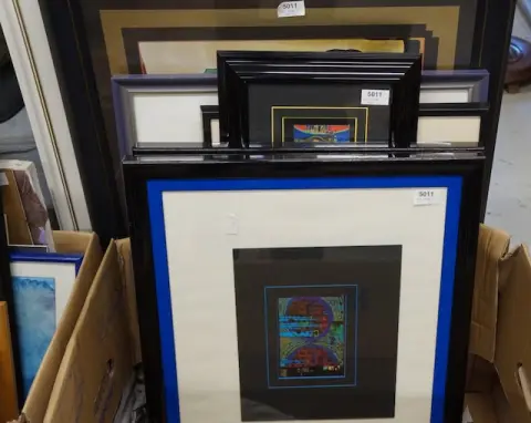 1 lot of various paintings