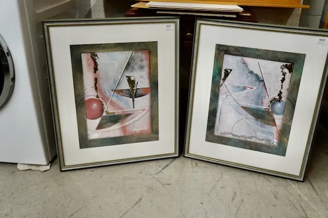 2 signed prints