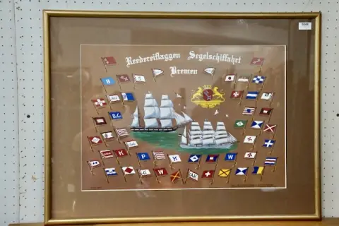 1 карта "Флаги судоходных компаний"