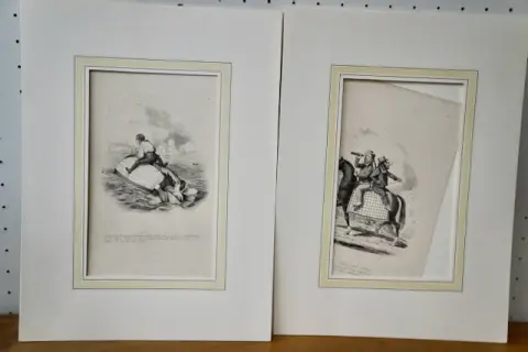 1 zestaw angielskich humorystycznych kart ilustrowanych
