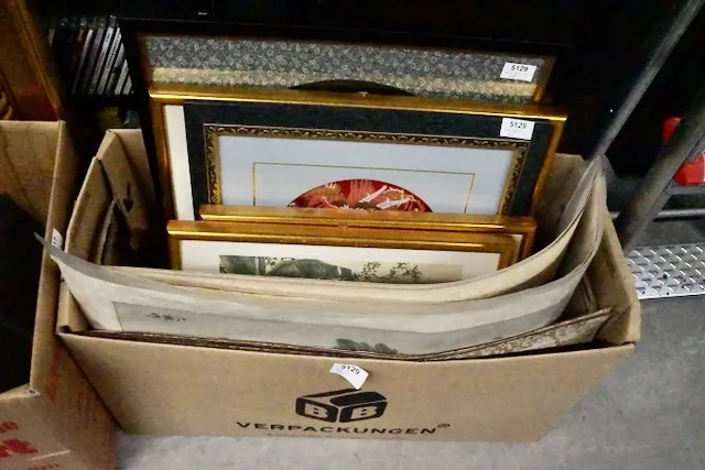 1 lot schilderijen, Aziatisch