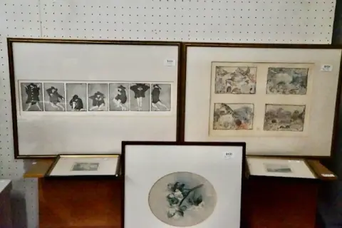1 lot of various paintings