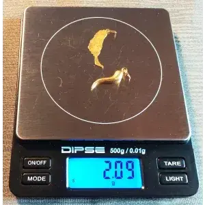 Zestaw złota 750 - 2,09 g - brutto