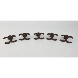Vintage metal coat hooks