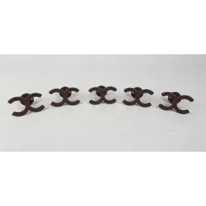 Vintage metal coat hooks